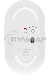 Мышь беспроводная Logitech Pebble 2 M350S белый, 4000 dpi, Bluetooth, кнопки - 3