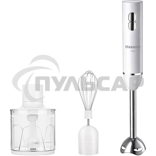 Блендер погружной Starwind SBP1111 750Вт белый