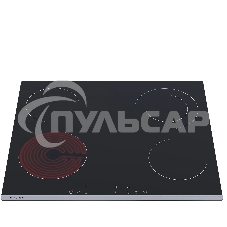 Варочная поверхность Krona Luna черный/нержавеющая сталь