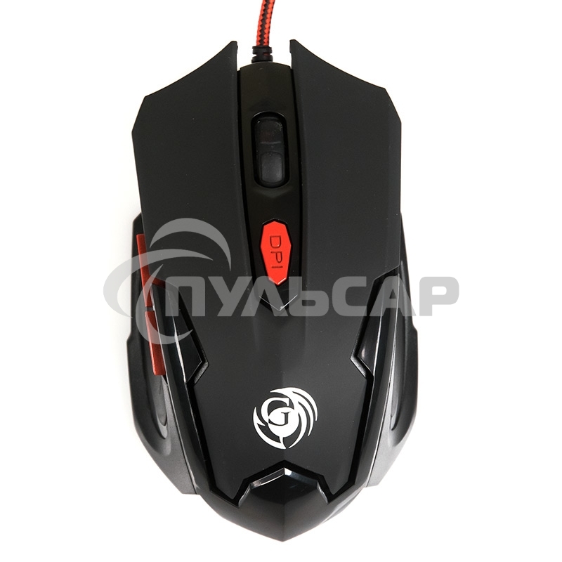 Мышь проводная Dialog Gan-Kata MGK-10U черный, 2400 dpi, USB, кнопки - 6