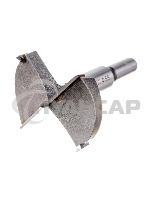 Сверло Форстнера по дереву, 55 мм, цилиндрический хвостовик Сибртех