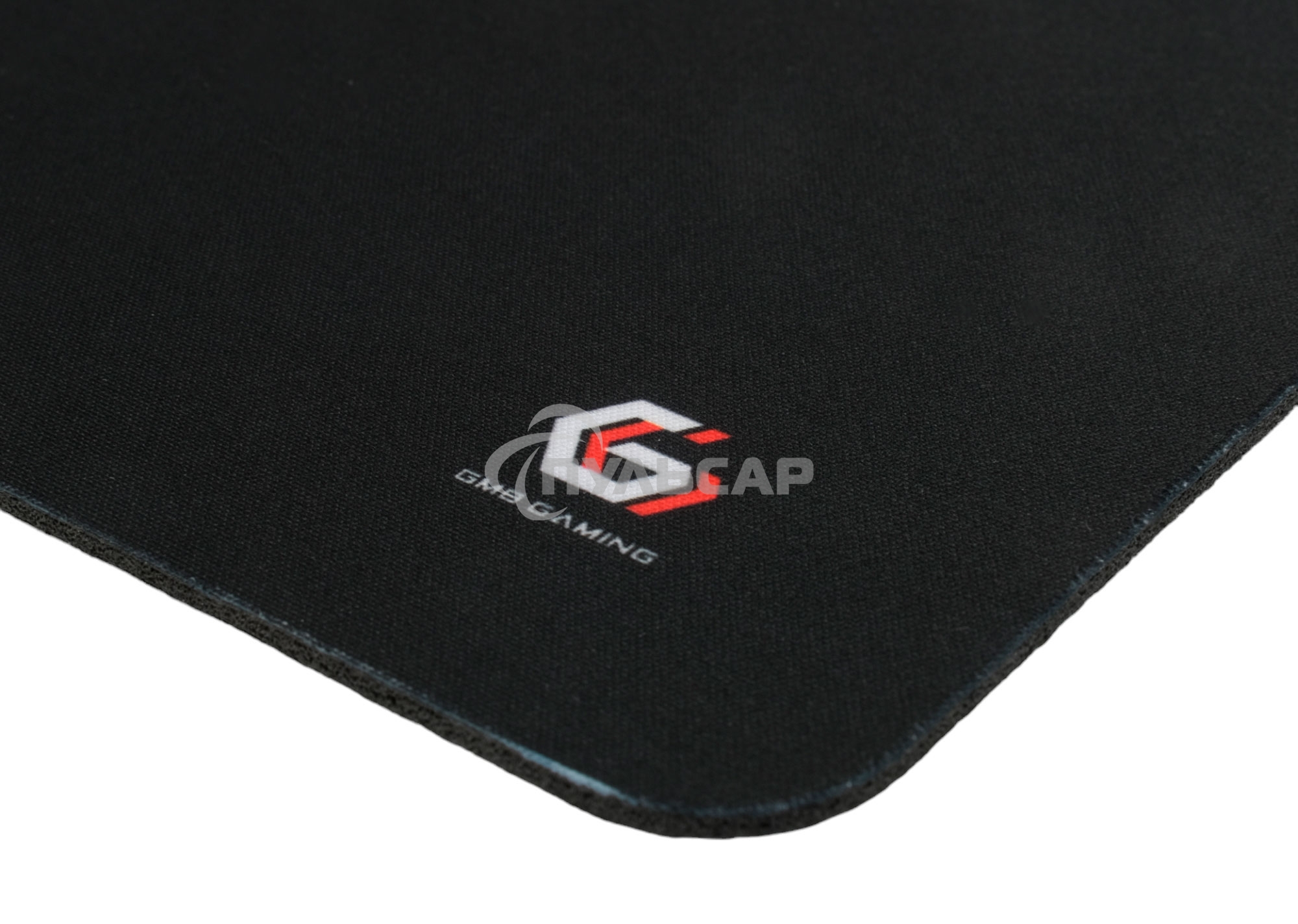 Коврик для мыши Gembird MP-35-25-BLACK, черный, 350х250х3мм, ткань/резина, пакет