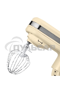 Миксер планетарный BBK KBM1401 бежевый, 1500 Вт, 4 л