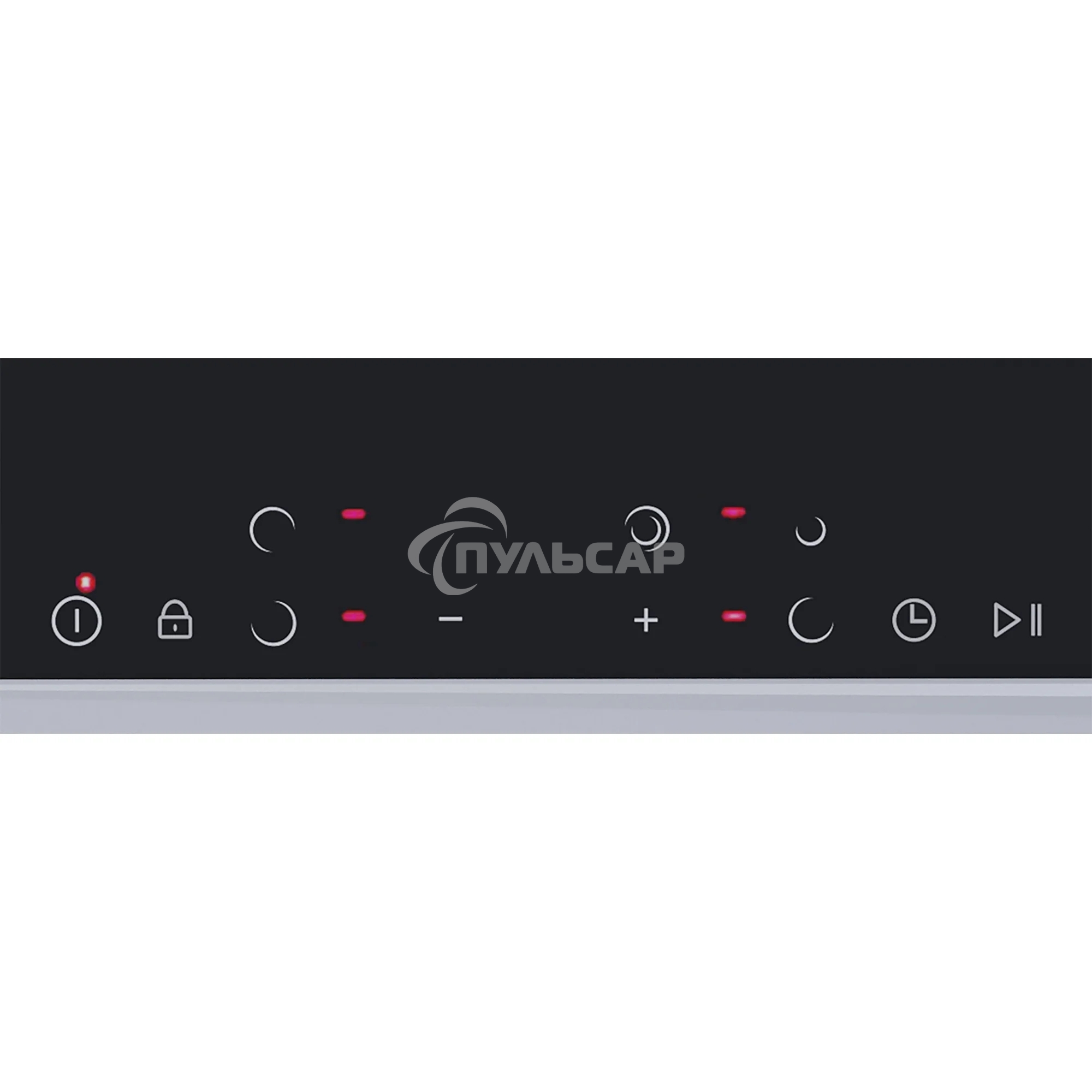 Варочная поверхность Krona Luna черный/нержавеющая сталь