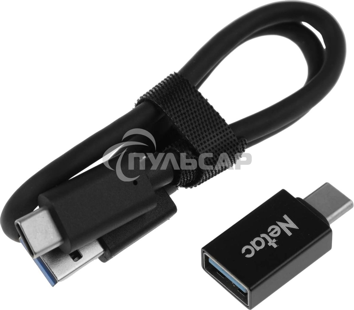 Внешний SSD Netac Z SLIM, 250 GB, USB 3.2 Gen 2 Type-C, R/W 550/480, черный