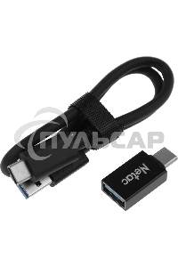 Внешний SSD Netac Z SLIM, 250 GB, USB 3.2 Gen 2 Type-C, R/W 550/480, черный