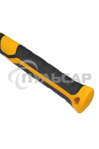 Киянка резиновая Denzel 680 г, черно-белая, фибергласовая рукоятка c TPR покрытием