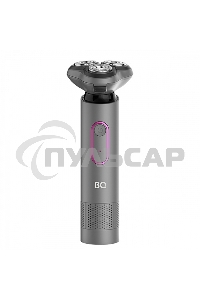 Электробритва BQ SV1008 Gray-Pink. Мощность 5 Вт / Время зарядки 90 минут / Время беспроводной работы 90 минут / Влагозащита IPX6 / Электропитание 110-240 В, 50-60 Гц / Ротационная головка бритвы / Мощный мотор / Индикатор заряда батареи / Портативная баз