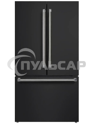 Холодильник LEX LFD595BxID черная сталь двухкамерный 404/177л морозилка снизу, No Frost, Side by Side