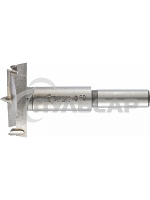 Сверло Форстнера по дереву, 50 мм, цилиндрический хвостовик Сибртех