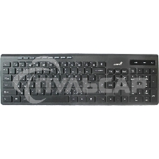 Клавиатура беспроводная Genius SlimStar 7230, USB, Радиоканал, черный