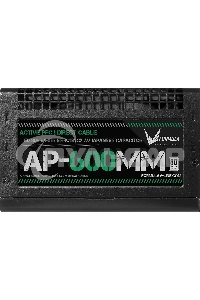 Блок питания Aerocool / Formula ATX 600W AP-600ММ 80 PLUS WHITE (20+4pin) APFC 120мм fan 6xSATA RTL