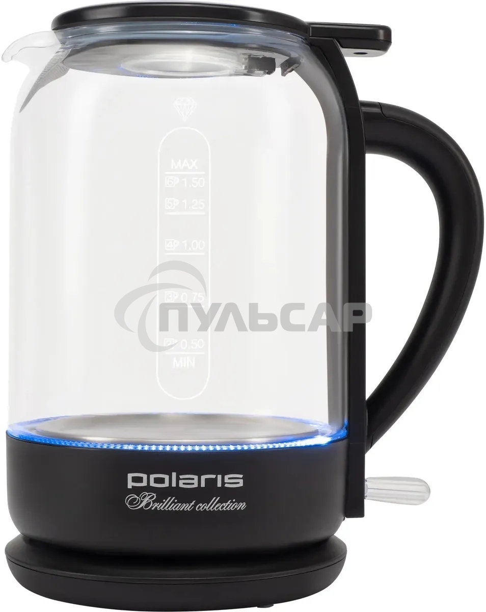 Чайник электрический Polaris PWK1753CGL черный Чайник стекло