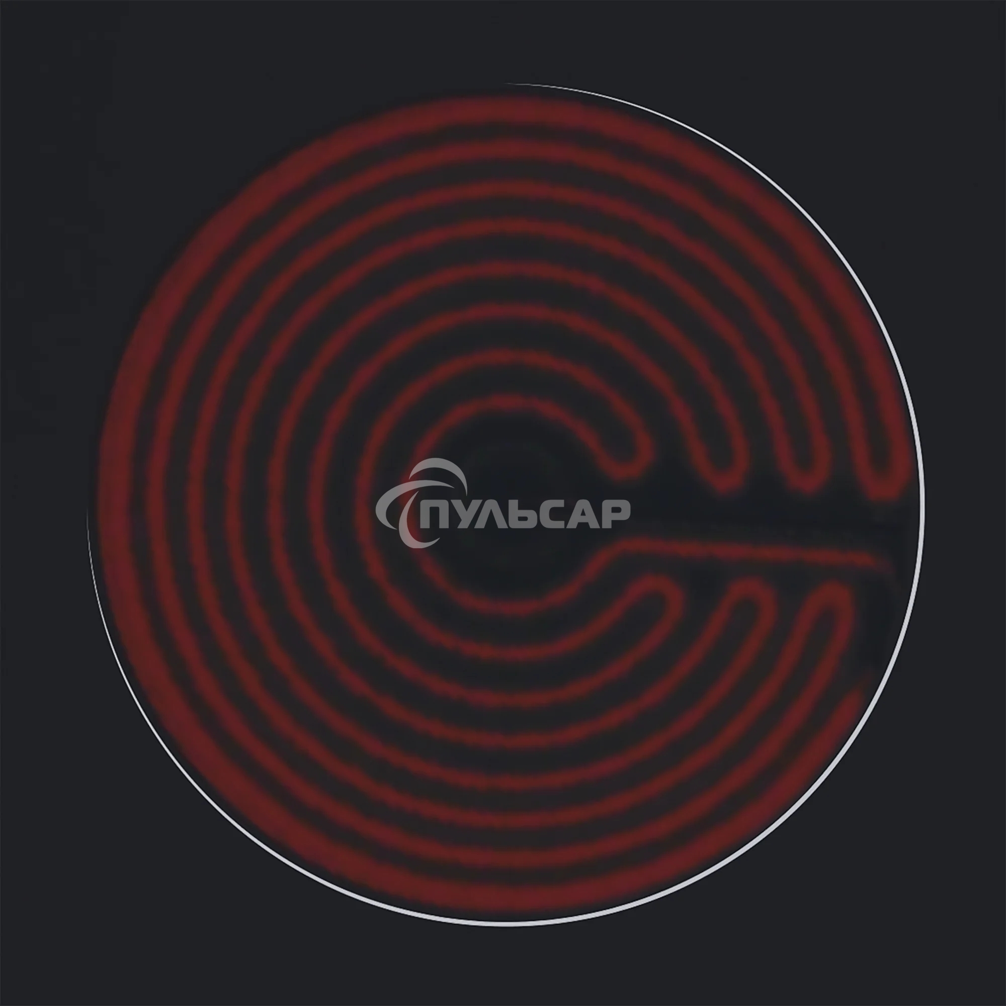 Варочная поверхность Krona Luna черный/нержавеющая сталь