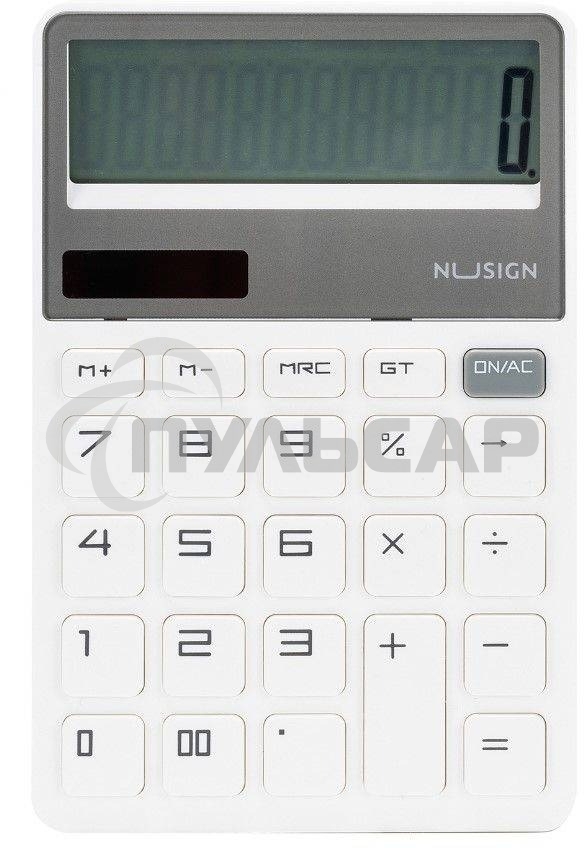 Калькулятор настольный Deli Nusign ENS042WHITE белый 12-разр.