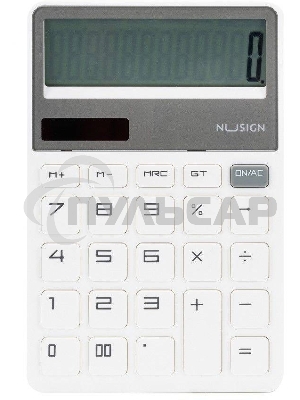 Калькулятор настольный Deli Nusign ENS042WHITE белый 12-разр.