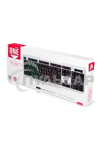 Клавиатура проводная Smartbuy (SBK-333U-WK) ONE USB с подсветкой бело-черная