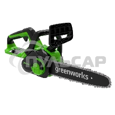 Цепная пила аккумуляторная GreenWorks G40CS30IIK2, 40V, 30 см, с 1* АКБ 2А*ч и ЗУ (2007807UA)