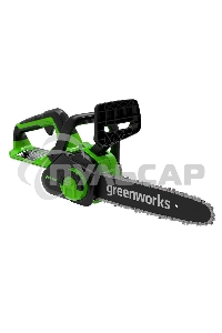 Цепная пила аккумуляторная GreenWorks G40CS30IIK2, 40V, 30 см, с 1* АКБ 2А*ч и ЗУ (2007807UA)