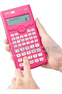 Калькулятор научный Deli E1710A/RED красный 10+2-разр.