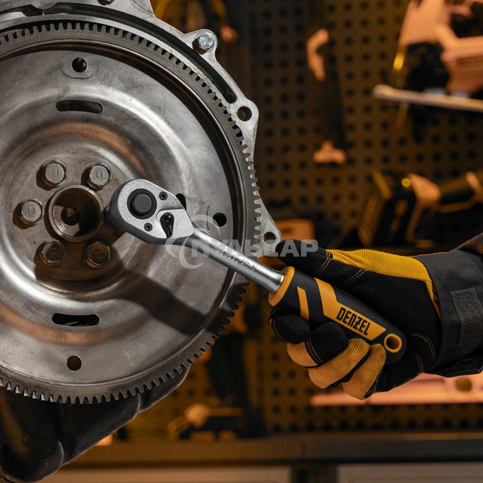 Ключ-трещотка Denzel 1/2