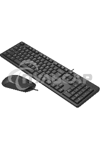 Комплект клавиатура + мышь A4Tech KR-3330S клав:черный мышь:черный USB