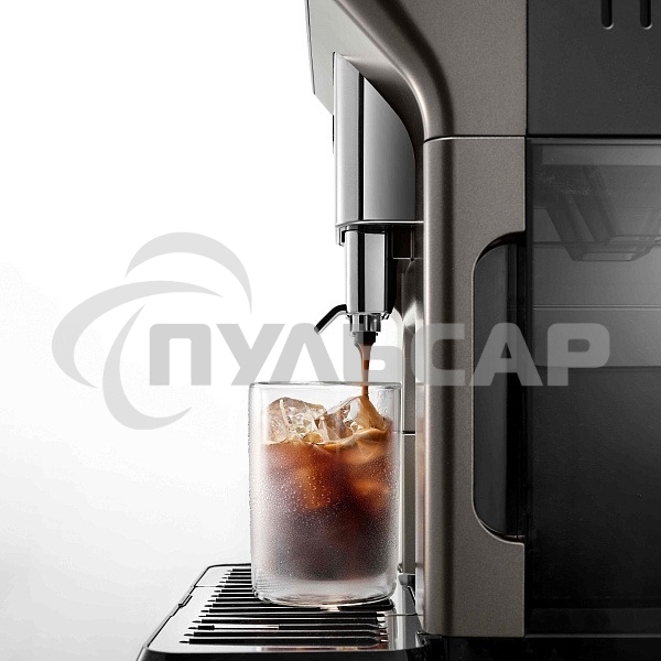 Кофемашина автоматическая DeLonghi ECAM450.86.T черный/серебристый, исп. кофе- зерновой/молотый, 1.8 л, 1450 Вт. 19 бар