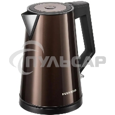 Чайник электрический Redmond KM244 1.7 л, 2200 Вт, коричневый