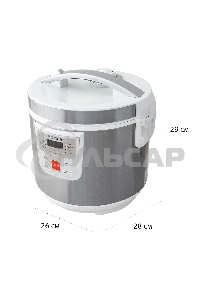 Мультиварка SUPRA MCS-4115 5 л, 900 Вт, 11 программ, серебристый/белый