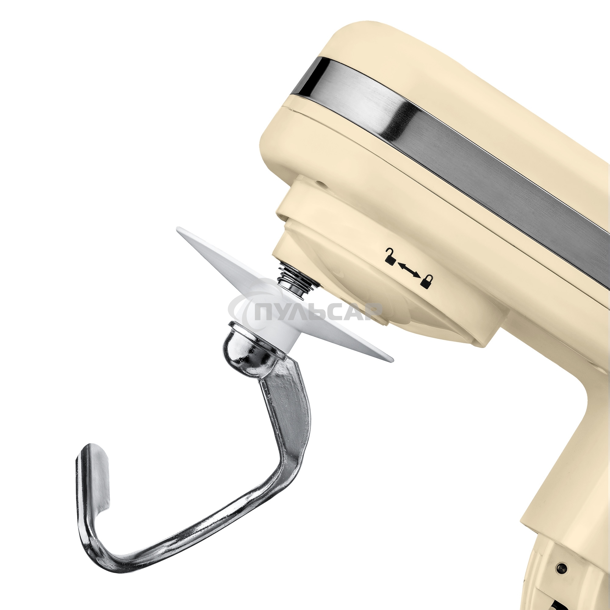 Миксер планетарный BBK KBM1401 бежевый, 1500 Вт, 4 л