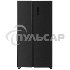 Холодильник Kraft KF-MS5701DI темно-серый двухкамерный 372/198л морозилка сбоку, Side by Side