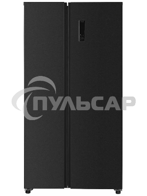 Холодильник Kraft KF-MS5701DI темно-серый двухкамерный 372/198л морозилка сбоку, Side by Side