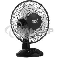 Вентилятор настольный Rix RDF-2200B черный