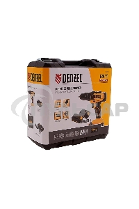 Дрель-шуруповерт Denzel CDL-18-02BM, Аккумуляторная, 18В, 2 АКБ, Кейс