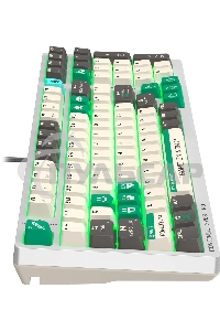 Клавиатура проводная A4Tech Bloody S98 Pixels Green USB белый/бежевый