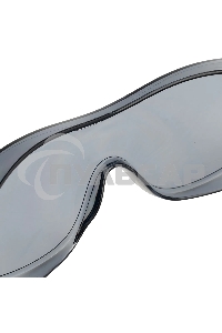 Очки защитные Denzel открытые, поликарбонатные, увеличенная дымчатая линза, регулируемые дужки