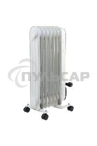 Обогреватель масляный MTX OCH-1500, белый, 1500 Вт, 15 м2, термостат