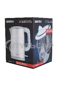 Чайник электрический Centek CT-0020 белый