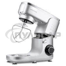 Кухонная машина Hyundai HYM-S7651 планетар.вращ. 1400Вт серебристый