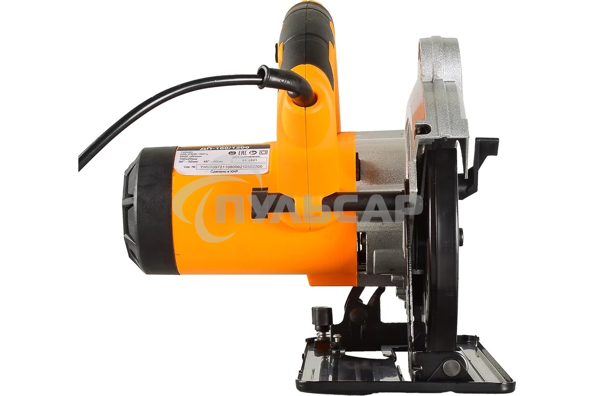 Циркулярная пила (дисковая) Вихрь ДП-160/1200 1200Вт (ручная)