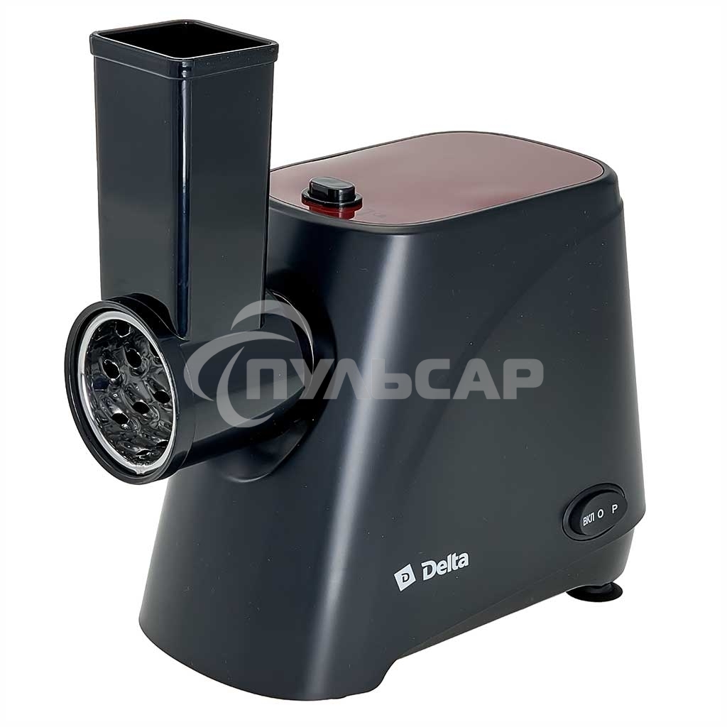 Мясорубка электрическая DELTA DL-6106M черный с красным