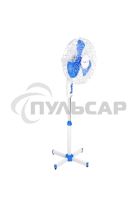 Вентилятор напольный Maxvi FS1645 white-blue