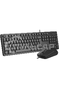 Комплект клавиатура + мышь A4Tech KR-3330S клав:черный мышь:черный USB