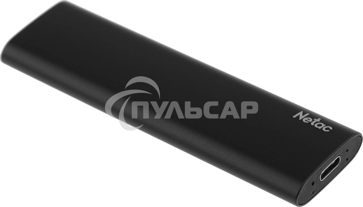 Внешний SSD Netac Z SLIM, 250 GB, USB 3.2 Gen 2 Type-C, R/W 550/480, черный