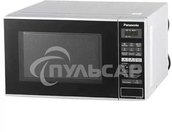 Микроволновая печь Panasonic NN-GT264MZPE серебристый/черный, 20 л, 800 Вт, переключатели - сенсор