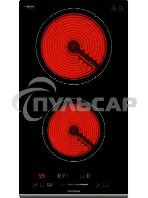 Электрическая варочная панель Hyundai HHE 3286 BG черный