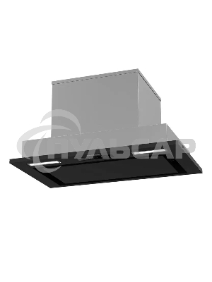 Вытяжка встраиваемая Kuppersberg High-Tech Inflat 60 B черный, 60 см, 780 куб. м/ч, 56 дБ