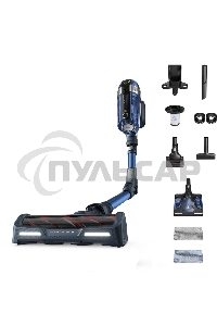 Вертикальный пылесос Tefal X-Force Flex 11.60 Aqua TY9890WO, синий/серый