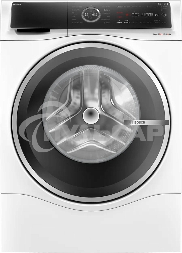 Стирально-сушильная машина Bosch WNC254A0ME белый, загр.фронтальная, макс.: 10,5 кг, 1400 об/мин, класс: D