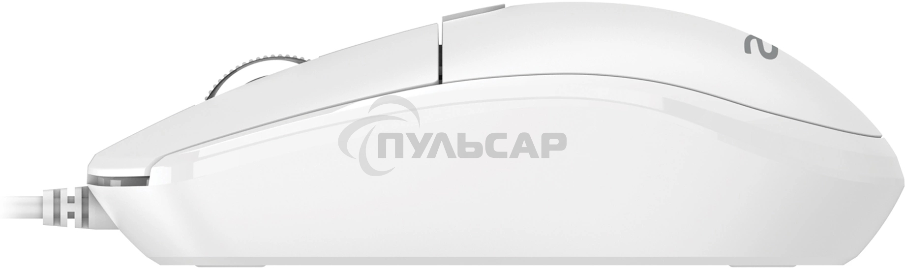 Мышь проводная Acer OMW401 белый, 2000 dpi, USB, кнопки - 4